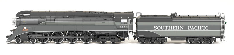Broadway Limited Imports Southern Pacific GS-4 #4437 - "Lark" Two-Tone Gray Fantasy Paint - Paragon4 - Sound/DC/DCC - Smoke - HO Scale