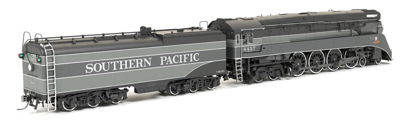 Broadway Limited Imports Southern Pacific GS-4 #4437 - "Lark" Two-Tone Gray Fantasy Paint - Paragon4 - Sound/DC/DCC - Smoke - HO Scale