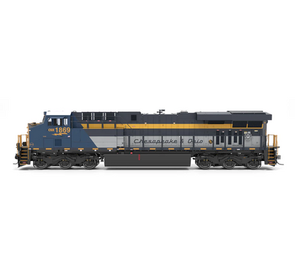 Broadway Limited Imports (9862) | GE ES44AC | CSX #1869 | C&O Heritage Paint | Paragon4 Sound/DC/DCC w/ Smoke | HO Scale