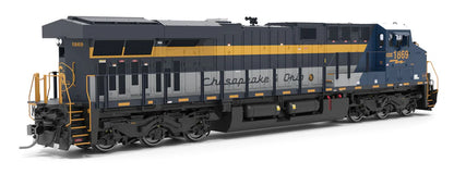 Broadway Limited Imports (9862) | GE ES44AC | CSX #1869 | C&O Heritage Paint | Paragon4 Sound/DC/DCC w/ Smoke | HO Scale