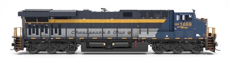 Broadway Limited Imports (9862) | GE ES44AC | CSX #1869 | C&O Heritage Paint | Paragon4 Sound/DC/DCC w/ Smoke | HO Scale