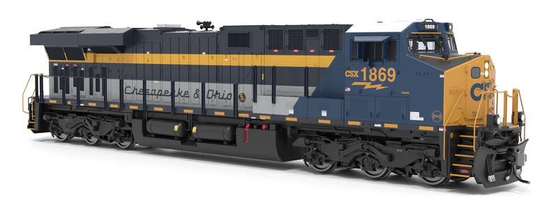 Broadway Limited Imports (9862) | GE ES44AC | CSX #1869 | C&O Heritage Paint | Paragon4 Sound/DC/DCC w/ Smoke | HO Scale