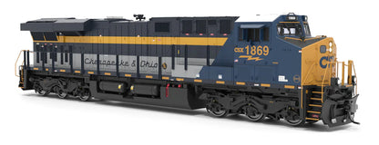 Broadway Limited Imports (9862) | GE ES44AC | CSX #1869 | C&O Heritage Paint | Paragon4 Sound/DC/DCC w/ Smoke | HO Scale