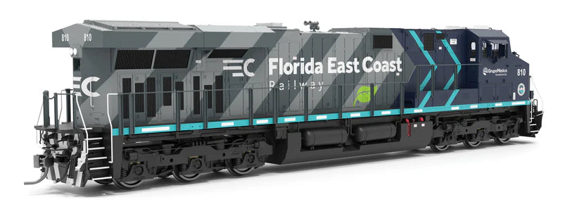 Broadway Limited Imports (9870) | GE ES44AC | Florida East Coast #815 | Grupo Mexico Scheme | Paragon4 Sound/DC/DCC w/ Smoke | HO Scale