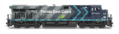 Broadway Limited Imports (9870) | GE ES44AC | Florida East Coast #815 | Grupo Mexico Scheme | Paragon4 Sound/DC/DCC w/ Smoke | HO Scale