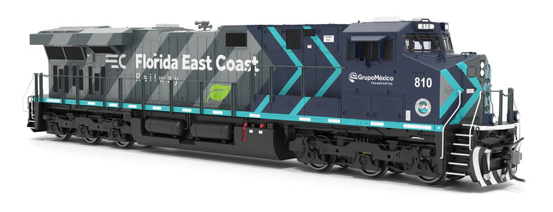 Broadway Limited Imports (9870) | GE ES44AC | Florida East Coast #815 | Grupo Mexico Scheme | Paragon4 Sound/DC/DCC w/ Smoke | HO Scale