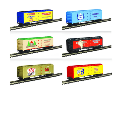 Model Power (98706) • 41' Reefer Beer Cars • Six-Pack • Assorted • Limited Edition • HO Scale