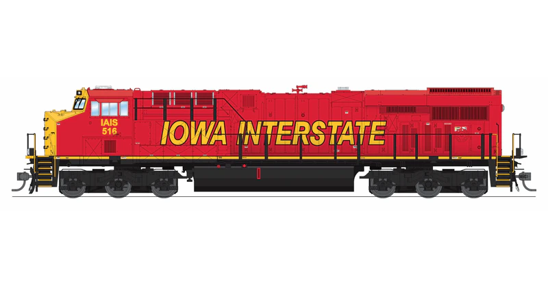 Broadway Limited Imports GE ES44AC - Iowa Interstate #516 - 30th Anniversary - "Rock Island" Paint - Stealth/No Sound - DCC-Ready - N Scale