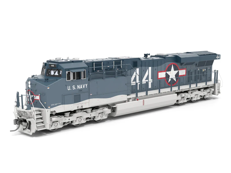 Broadway Limited Imports (9874) | GE ES44AC | US Navy #44 | Paragon4 Sound/DC/DCC w/ Smoke | HO Scale