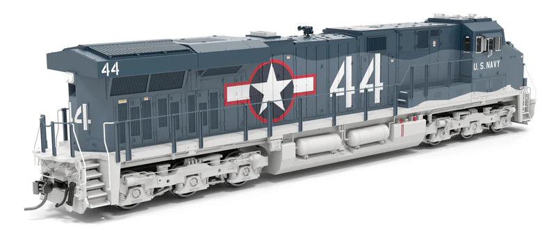 Broadway Limited Imports (9874) | GE ES44AC | US Navy #44 | Paragon4 Sound/DC/DCC w/ Smoke | HO Scale