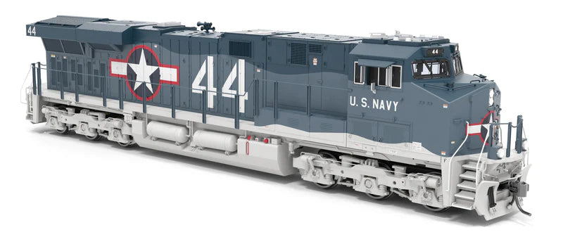 Broadway Limited Imports (9874) | GE ES44AC | US Navy #44 | Paragon4 Sound/DC/DCC w/ Smoke | HO Scale