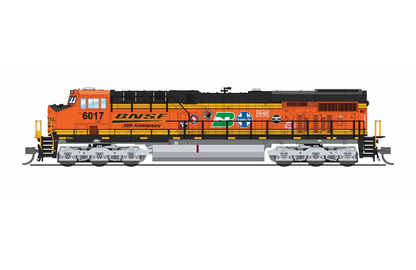 Broadway Limited Imports GE ES44AC - BNSF #6017 - 25th Anniversary - Stealth/No Sound - DCC-Ready - N Scale