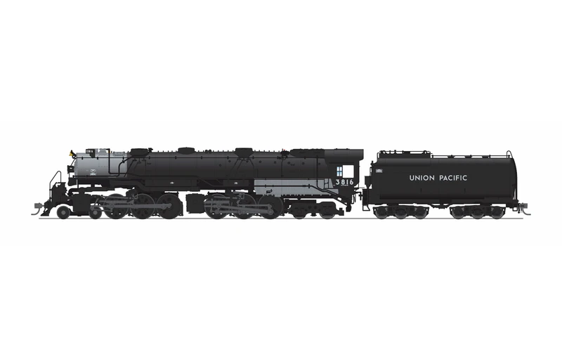 Broadway Limited Imports Brass Hybrid UP Early Challenger (CSA-2) | Union Pacific #3816 | Post-1947 Re-built Front Engine | Paragon4 Sound | DC/DCC | Smoke | HO Scale