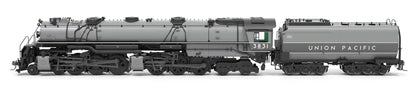 Broadway Limited Imports Brass Hybrid UP Early Challenger (CSA-2) | Union Pacific #3831 | Two-tone Gray Fantasy Paint | Paragon4 Sound | DC/DCC | Smoke | HO Scale