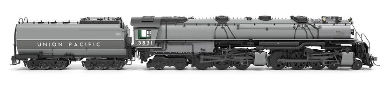 Broadway Limited Imports Brass Hybrid UP Early Challenger (CSA-2) | Union Pacific #3831 | Two-tone Gray Fantasy Paint | Paragon4 Sound | DC/DCC | Smoke | HO Scale