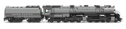 Broadway Limited Imports Brass Hybrid UP Early Challenger (CSA-2) | Union Pacific #3831 | Two-tone Gray Fantasy Paint | Paragon4 Sound | DC/DCC | Smoke | HO Scale