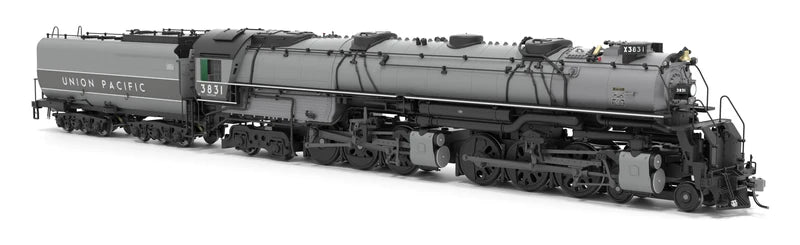 Broadway Limited Imports Brass Hybrid UP Early Challenger (CSA-2) | Union Pacific #3831 | Two-tone Gray Fantasy Paint | Paragon4 Sound | DC/DCC | Smoke | HO Scale
