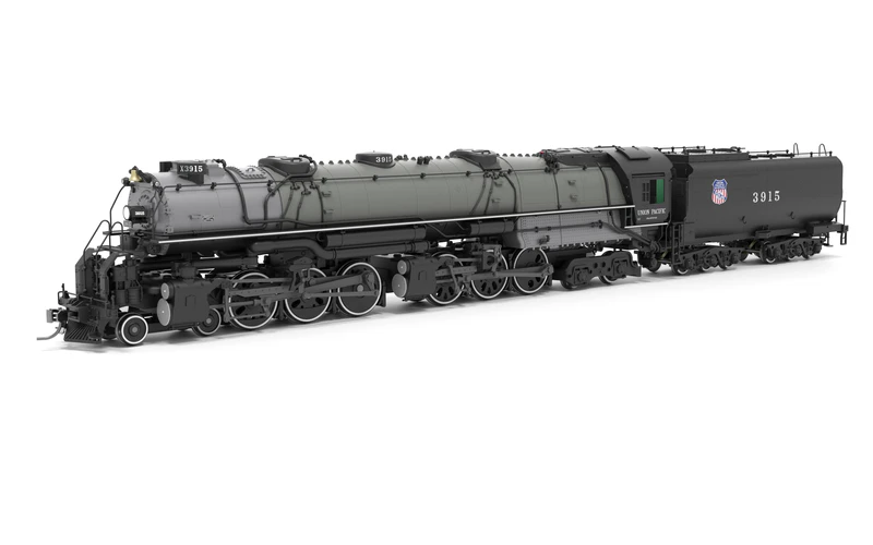 Broadway Limited Imports Brass Hybrid UP Early Challenger (CSA-2) | Union Pacific #3915 | Builder's Fantasy Paint | Paragon4 Sound | DC/DCC | Smoke | HO Scale