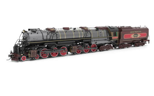Broadway Limited Imports Brass Hybrid UP Early Challenger (CSA-2) | Union Pacific #3824 | Ornate 1800's Fantasy Paint | Paragon4 Sound | DC/DCC | Smoke | HO Scale