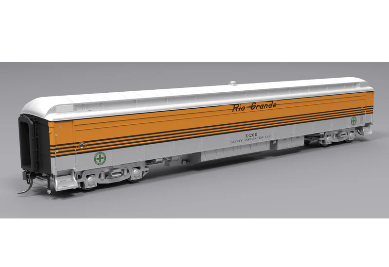 Broadway Limited Imports 9932 Railroad Instruction & Exhibit Car Denver & Rio Grande Western DRGW X-200 HO Scale
