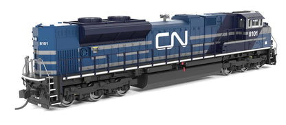 Broadway Limited Imports EMD SD70ACe | Canadian National CN #8102 | Paragon4 Sound | DC/DCC | N Scale