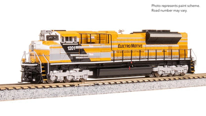 Broadway Limited Imports 9966 EMD SD70ACe EMD Demo #1201 Yellow Progress Rail Paragon4 Sound/DC/DCC N Scale