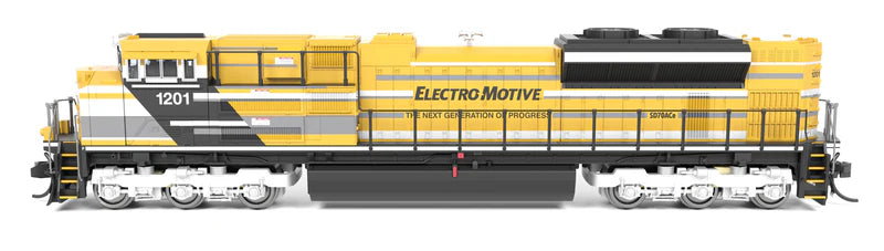 Broadway Limited Imports EMD SD70ACe | EMD Demo Electromotive #9967 | Yellow Progress Rail | Paragon4 Sound | DC/DCC | N Scale