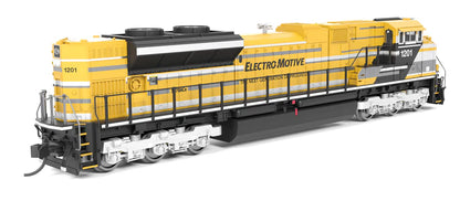 Broadway Limited Imports EMD SD70ACe | EMD Demo Electromotive #9967 | Yellow Progress Rail | Paragon4 Sound | DC/DCC | N Scale