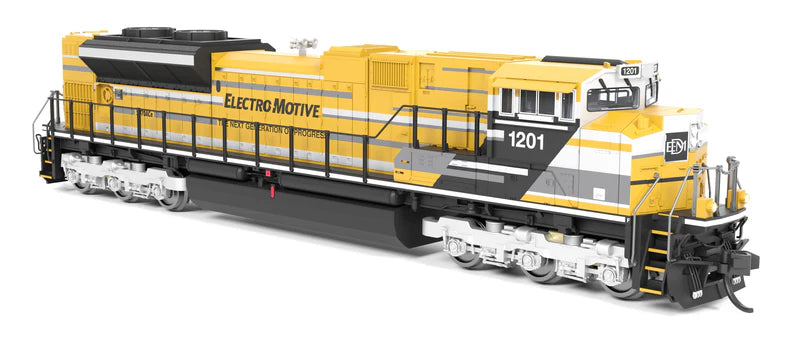 Broadway Limited Imports EMD SD70ACe | EMD Demo Electromotive #9967 | Yellow Progress Rail | Paragon4 Sound | DC/DCC | N Scale