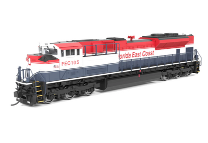 Broadway Limited Imports EMD SD70ACe | Florida East Coast #105 | Paragon4 Sound | DC/DCC | N Scale