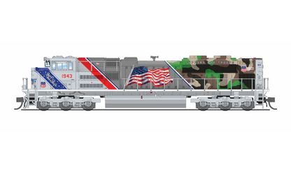 Broadway Limited Imports EMD SD70ACe | Union Pacific UP #1943 | "The Spirit" | Paragon4 Sound | DC/DCC | N Scale