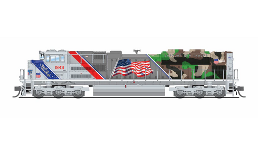 Broadway Limited Imports EMD SD70ACe | Union Pacific UP #1943| "The Spirit" | Stealth No-Sound | DC/DCC Ready | N Scale