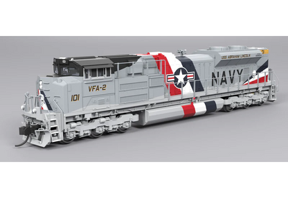 Broadway Limited Imports EMD SD70ACe | US Navy #101 | Fantasy Paint | Paragon4 Sound | DC/DCC | N Scale