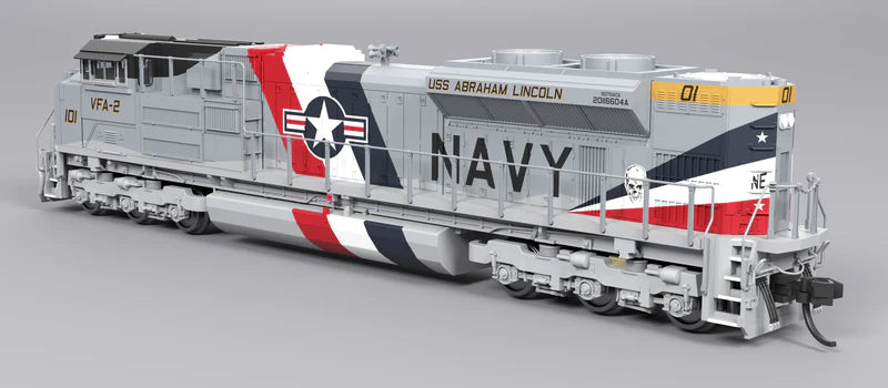 Broadway Limited Imports EMD SD70ACe | US Navy #101 | Fantasy Paint | Paragon4 Sound | DC/DCC | N Scale