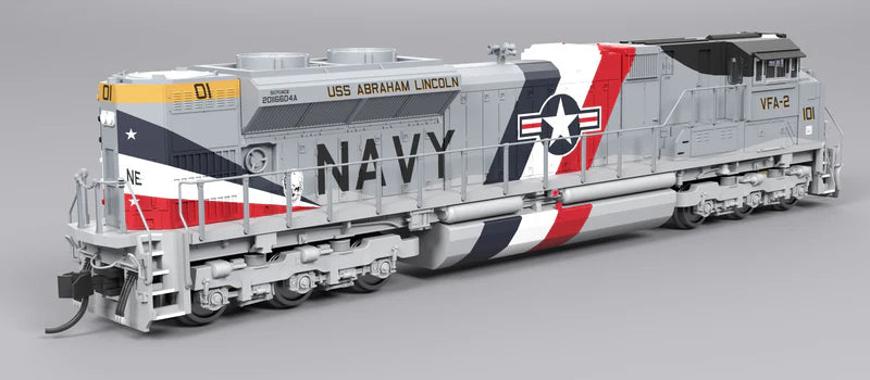 Broadway Limited Imports EMD SD70ACe | US Navy #101 | Fantasy Paint | Paragon4 Sound | DC/DCC | N Scale
