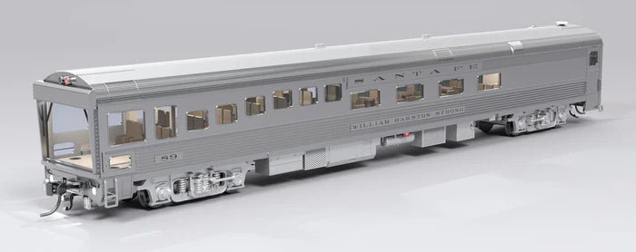 Broadway Limited Imports ATSF Track Inspection Car | ATSF #89 | William Barstow Strong | 1990-1995 Appearance | HO Scale