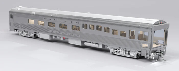 Broadway Limited Imports ATSF Track Inspection Car | ATSF #89 | William Barstow Strong | 1990-1995 Appearance | HO Scale