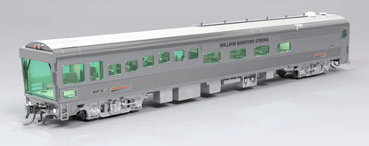 Broadway Limited Imports BNSF Track Inspection Car | BNSF #32 | "William Barstow Strong" | 2008-2013 Appearance w/ White Roof | HO Scale