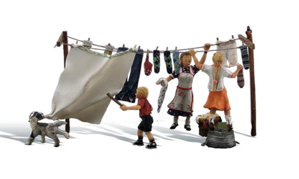Woodland Scenics (1936) | Wash Day Getaway | HO Scale