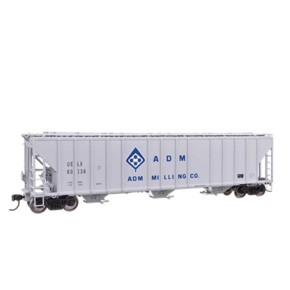WalthersProto 920-106172 • 55' Evans 4780 Covered Hopper • ADM-Milling UELX #60191 • HO Scale