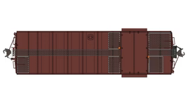 Class One Model Works (CB00209) | Peaked Roof Caboose 2200s w/ Wig Wag | ATSF #2300 | HO Scale