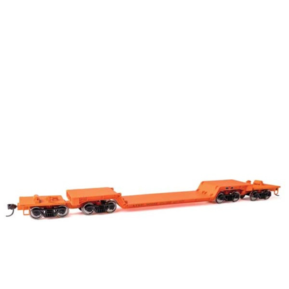 WalthersMainline 81' 8-Axle Depressed Center Flatcar (910-50226) | Santa Fe #90012 | HO Scale