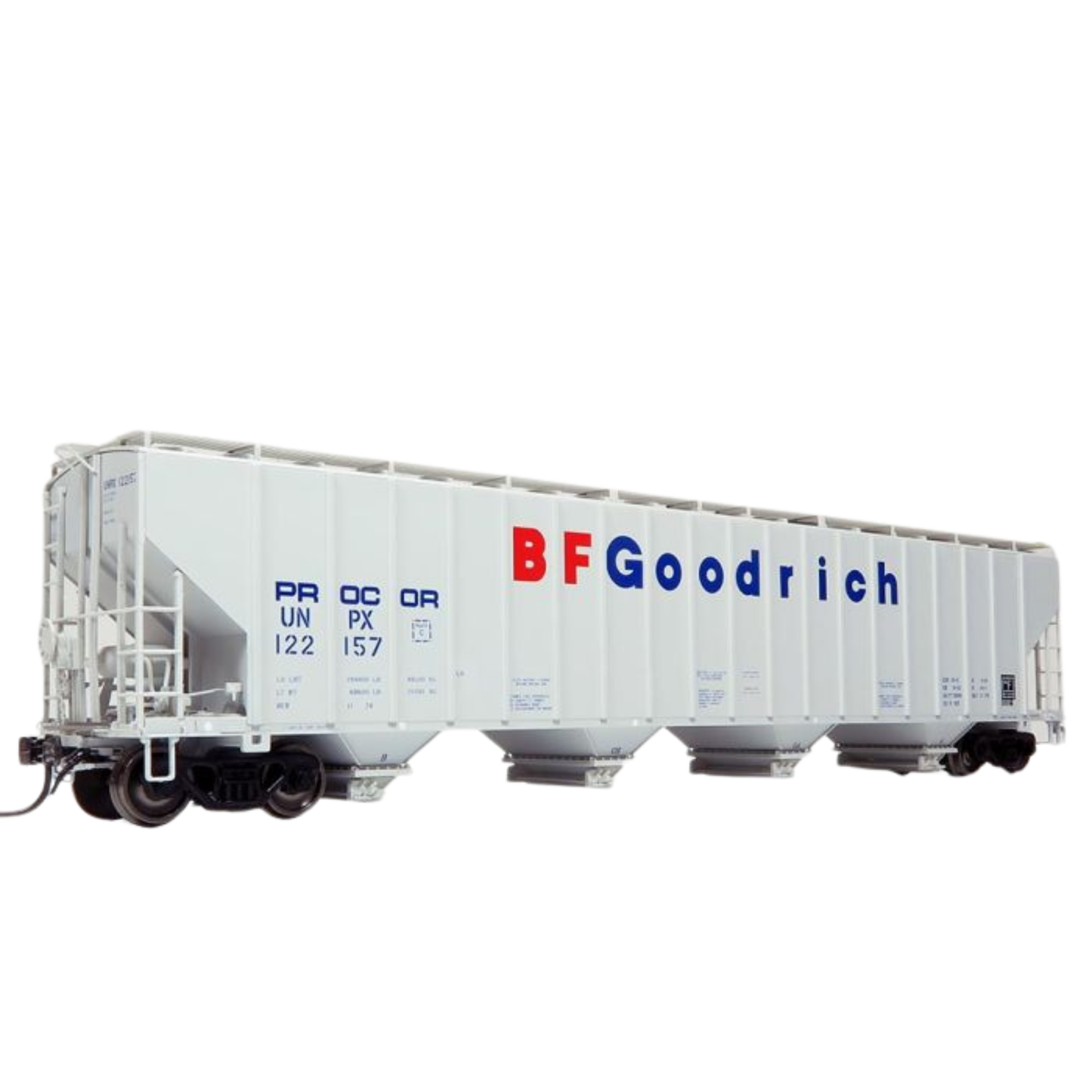 Rapido (157004A) | Procor 5820 Covered Hopper | UNPX Procor w/ BF Goodrich #122146 | HO Scale