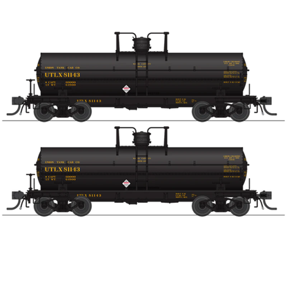 Broadway Limited Imports (10360) | 6,000 Gallon Tank Car | UTLX | 2-Pack | HO Scale [PRE-ORDER]