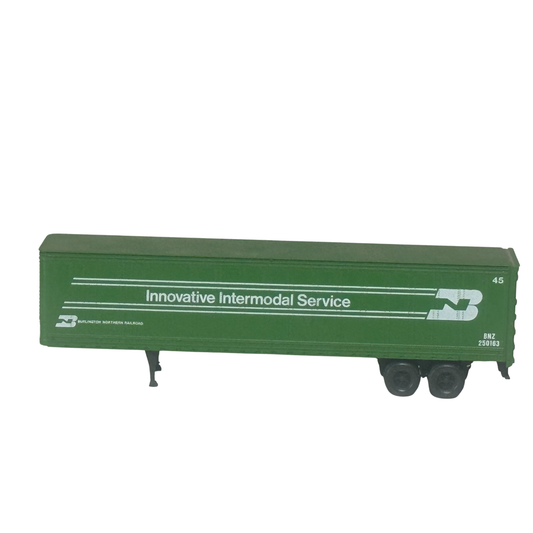 Pre-Owned Trailer • Burlington Northern • HO Scale