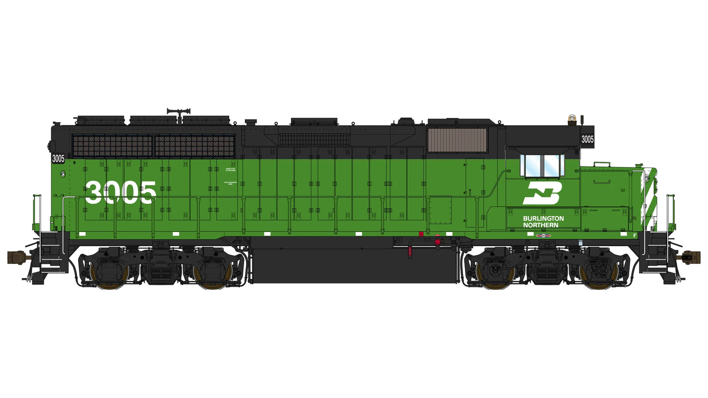 Class One Model Works (LM00157) | EMD GP40 1A3 | Burlington Northern #3005 | DCC/Sound w/ Tru-Fans(TM) | HO Scale [PRE-ORDER]