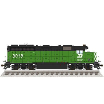 Class One Model Works (LM00161) | EMD GP40 1A3 | Burlington Northern #3018 | DCC/Sound w/ Tru-Fans(TM) | HO Scale [PRE-ORDER]
