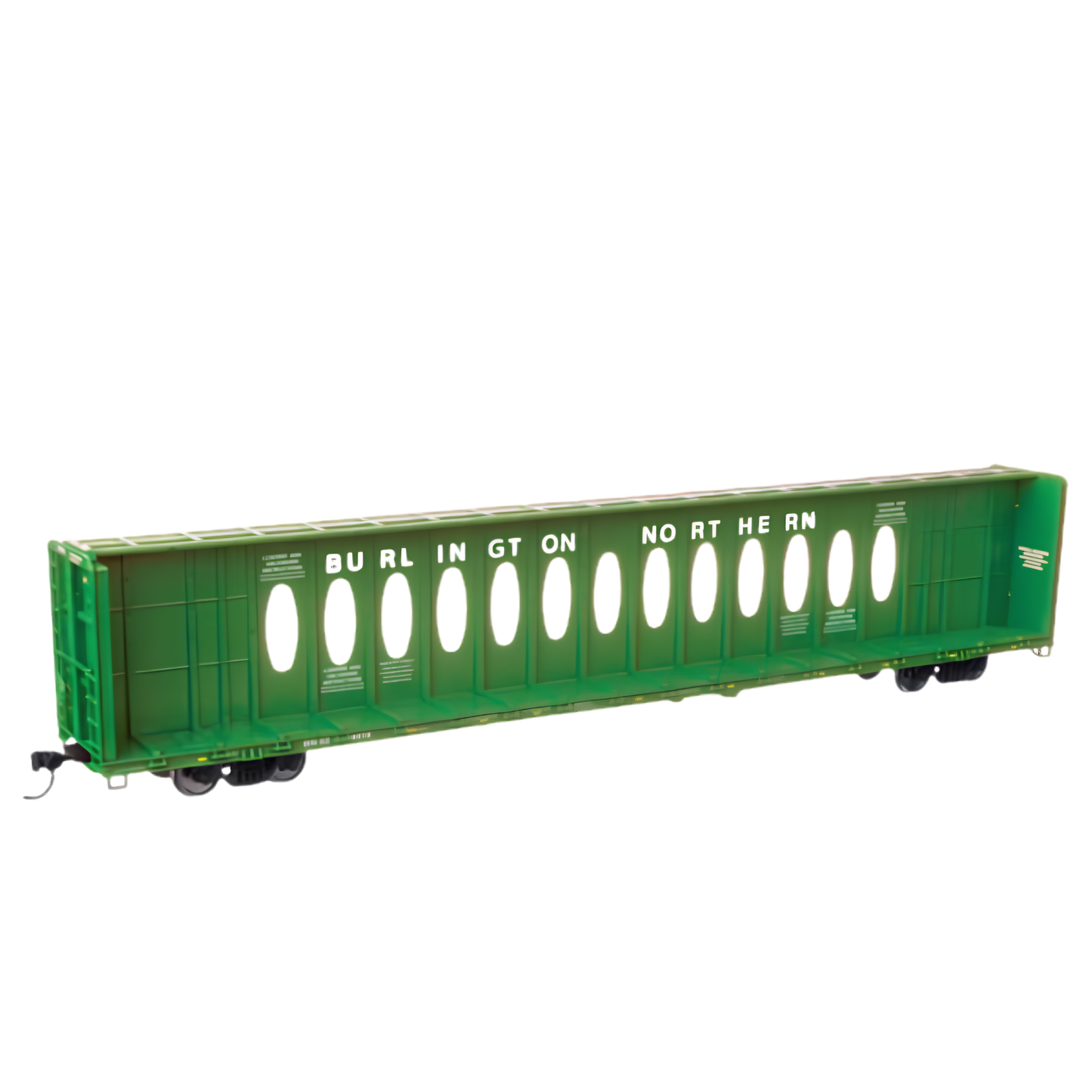 WalthersMainline (910-50732) | 72' Centerbeam Flatcar w/ Opera Windows | Burlington Northern #624414 | HO Scale [PRE-ORDER]