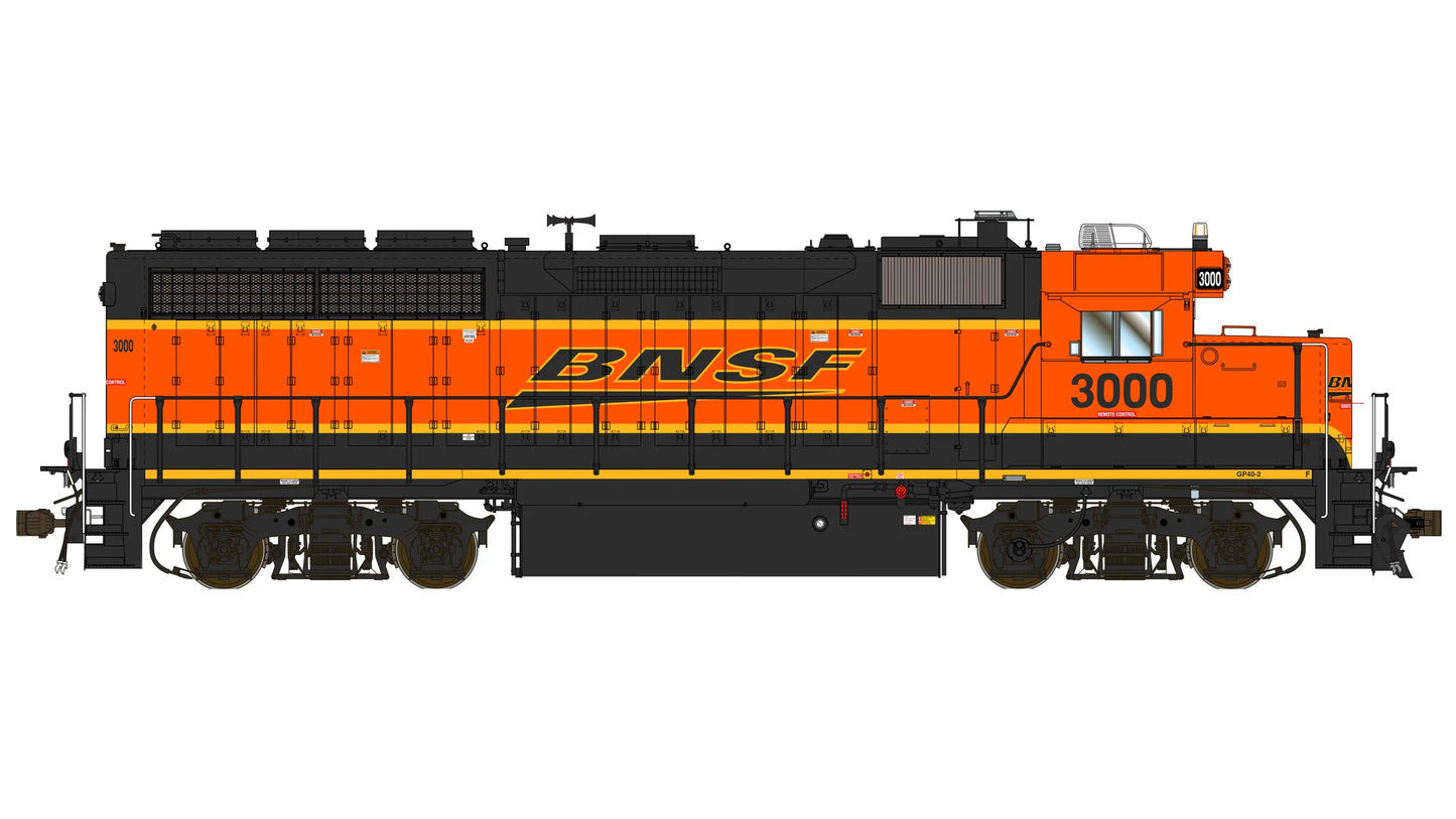 Class One Model Works (LM00404) | EMD GP40-2 1A3 | BNSF #3000 | DCC/Sound w/ Tru-Fans(TM) | HO Scale [PRE-ORDER]