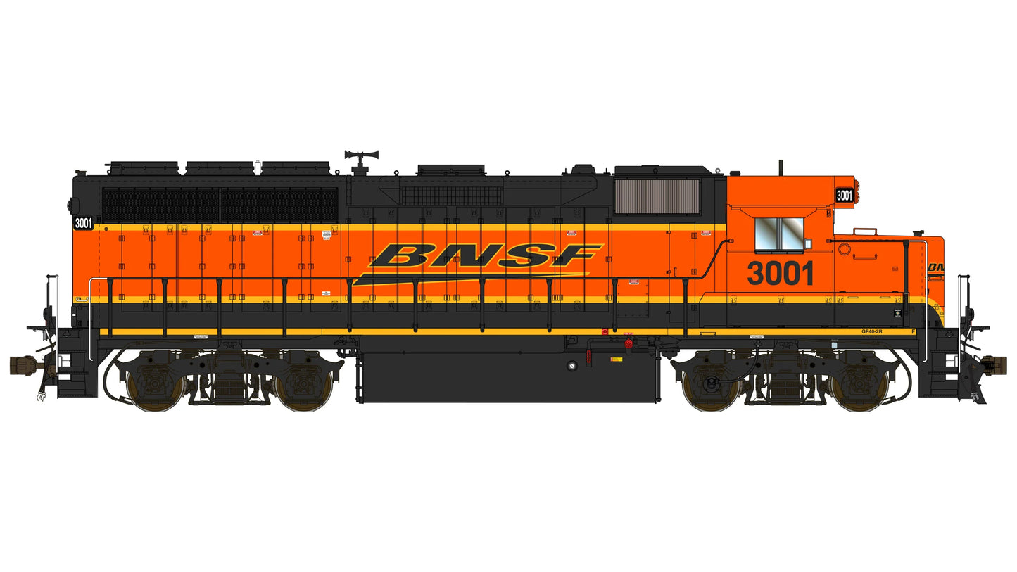 Class One Model Works (LM00405) | EMD GP40-2R 1A3 | BNSF #3001 | DCC/Sound w/ Tru-Fans(TM) | HO Scale [PRE-ORDER]